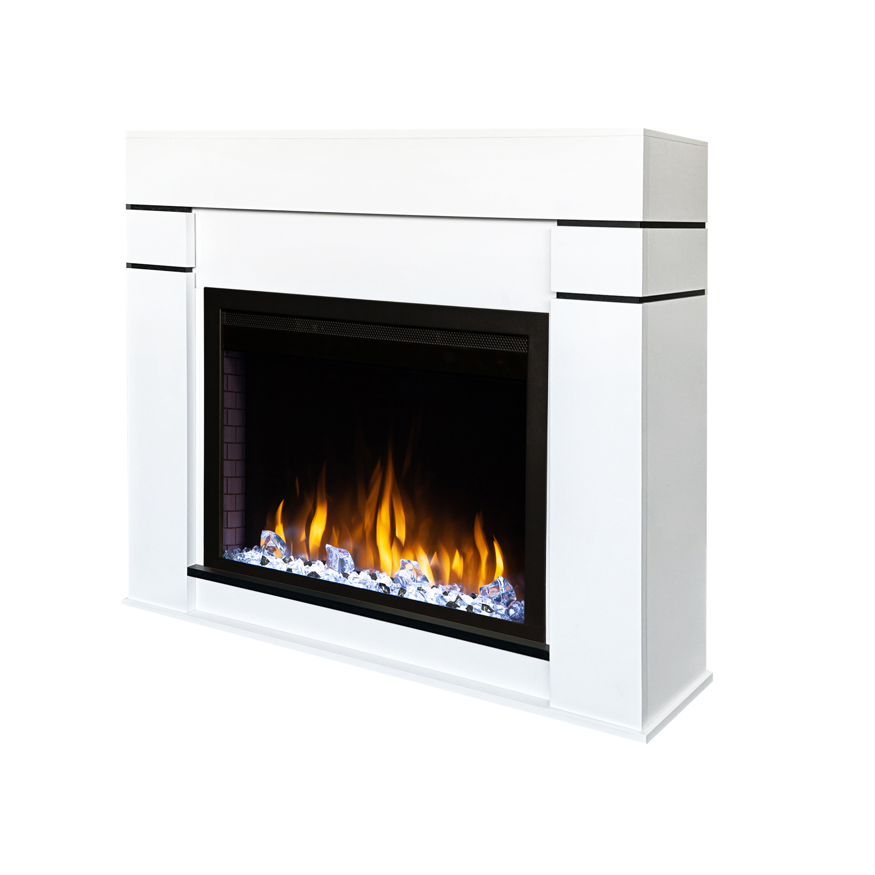 Электрокамин RealFlame Alta WT c Saphir-S 25.5, звуковая имитация 37346