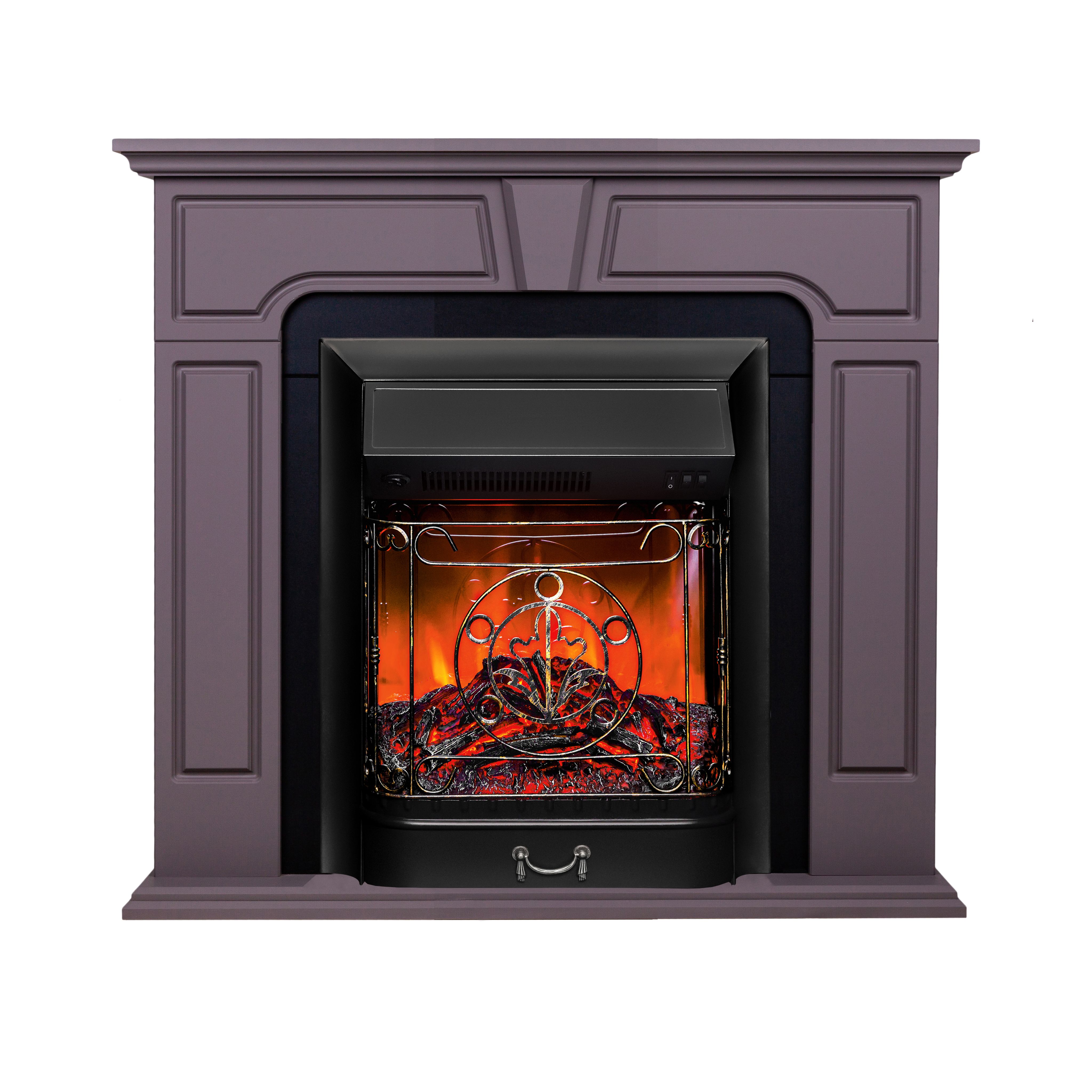 Электрокамин RealFlame Theodor GR-F716 с очагом Majestic Lux Black