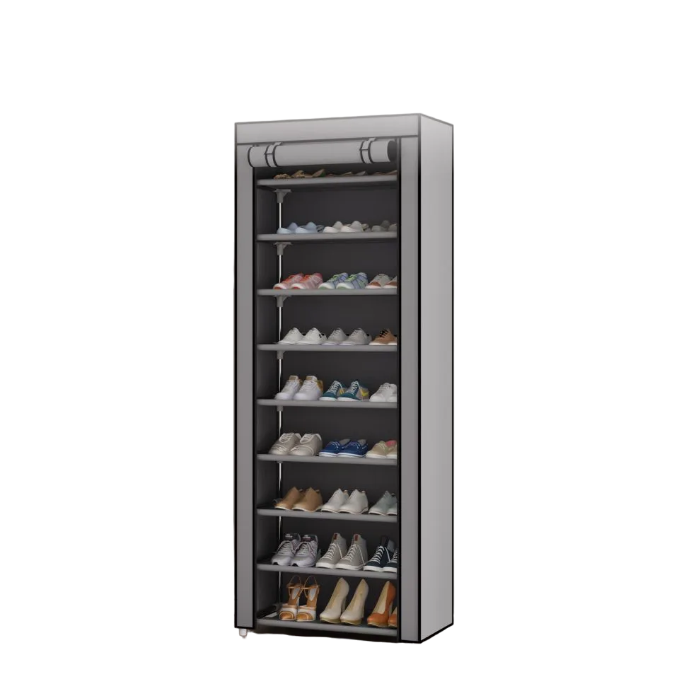 Этажерка для обуви, Обувница shoesrack, Алюминий, Пластик, 70х50х120 см