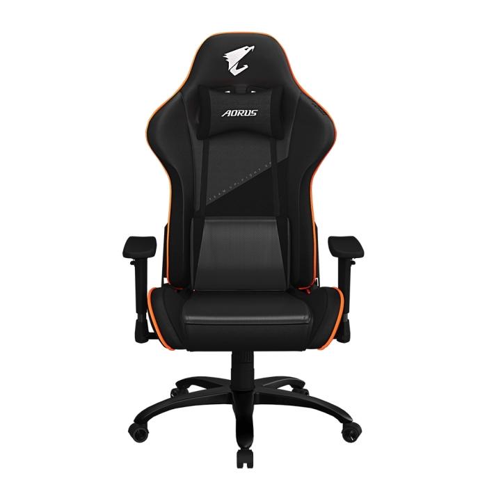 GigaByte GP-AGC310 Игровое кресло AGC310/G.CHAIR B+ORG/PU SPONGE (552244