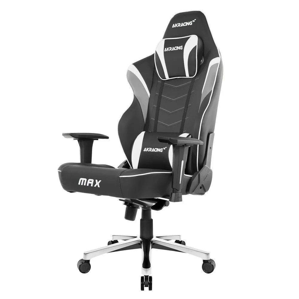 Игровое Кресло AKRacing MAX (AK-MAX-WHITE) black/white