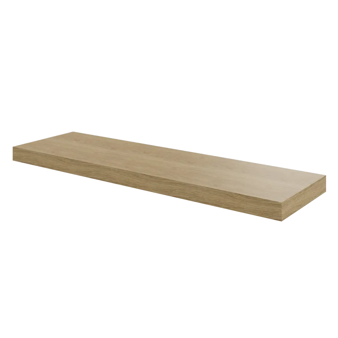 Полка мебельная Spaceo Oak 80x23.5x3.8 см МДФ цвет дуб