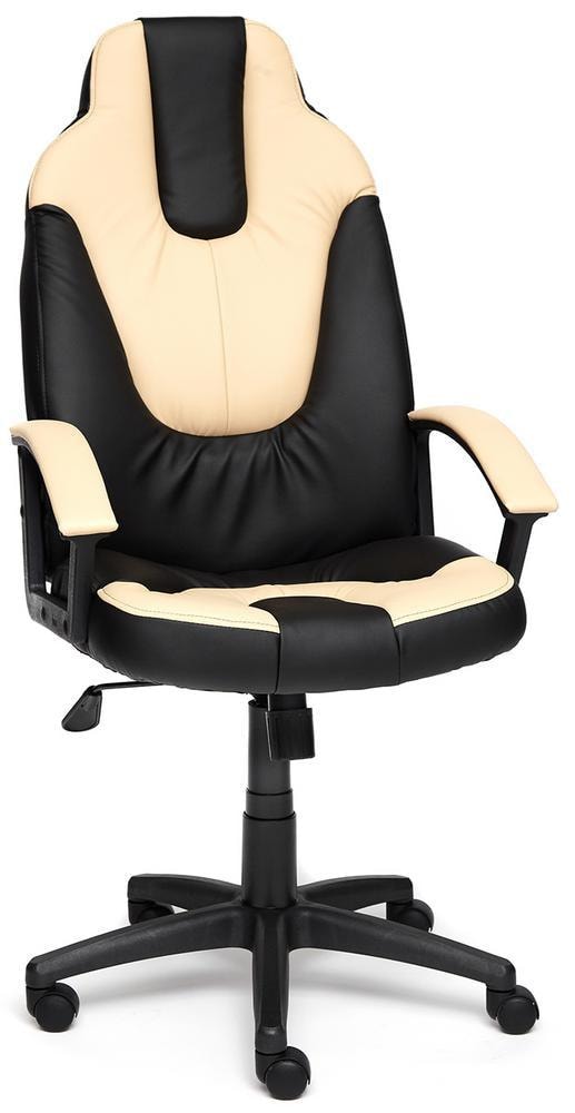 Tetchair NEO (2) кож/зам, черный/бежевый, 36-6/36-34